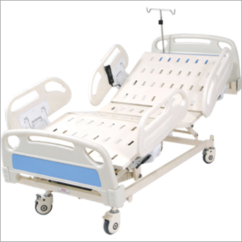 ICU Bed - Steel, 2000mm x 900mm x 500mm | 150kg Weight Capacity, 4 Caster Wheels, Adjustable Height, Foam Mattress, Easy Installation, Durable Design, Bedside Rails