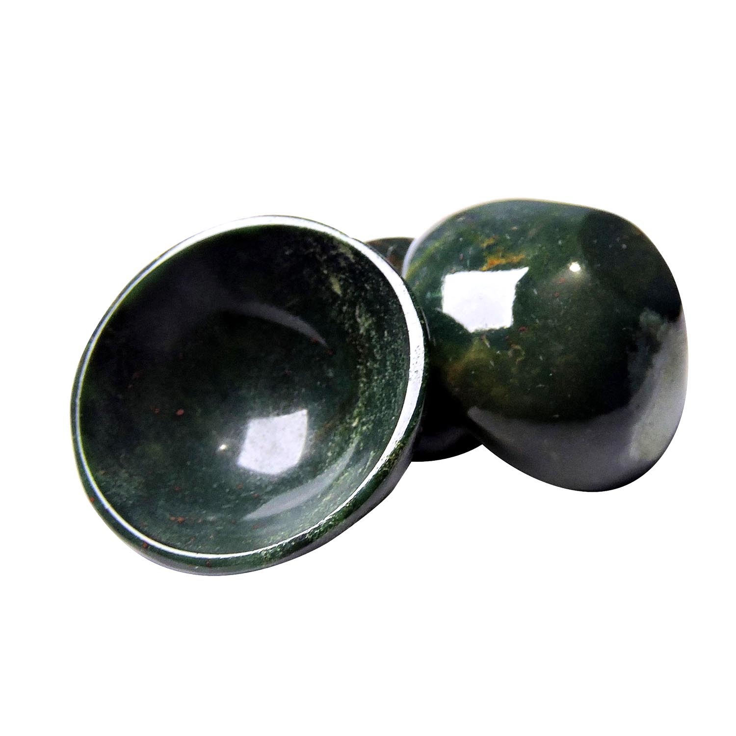 Crystal Satyamani Natural Bloodstone Healing Bowl