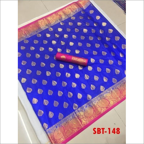 Multi Color Kanchivaram Nylon Silk Sarees