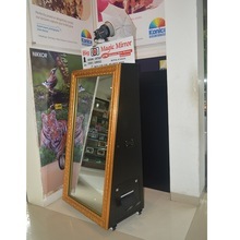 Ice Magic Mirror - Glass 52 Inch, Social Media Integration & Unlimited Photos, Customizable Templates & Real-time Image Enhancement