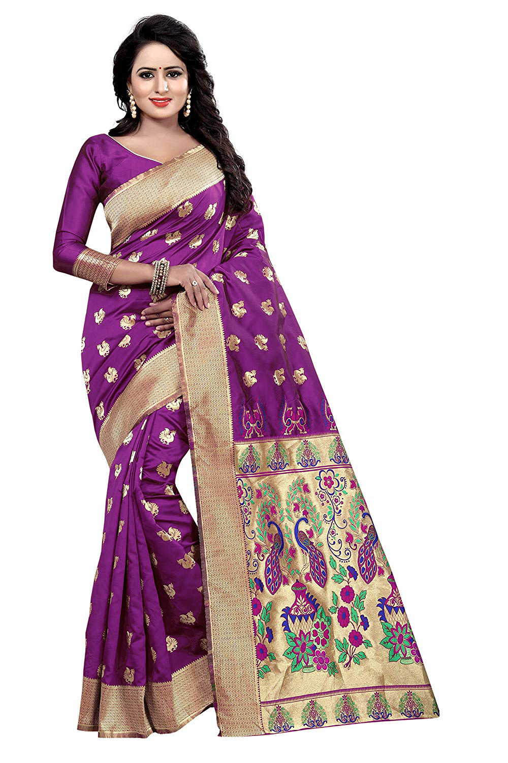 Multi Heavy Silk Saree