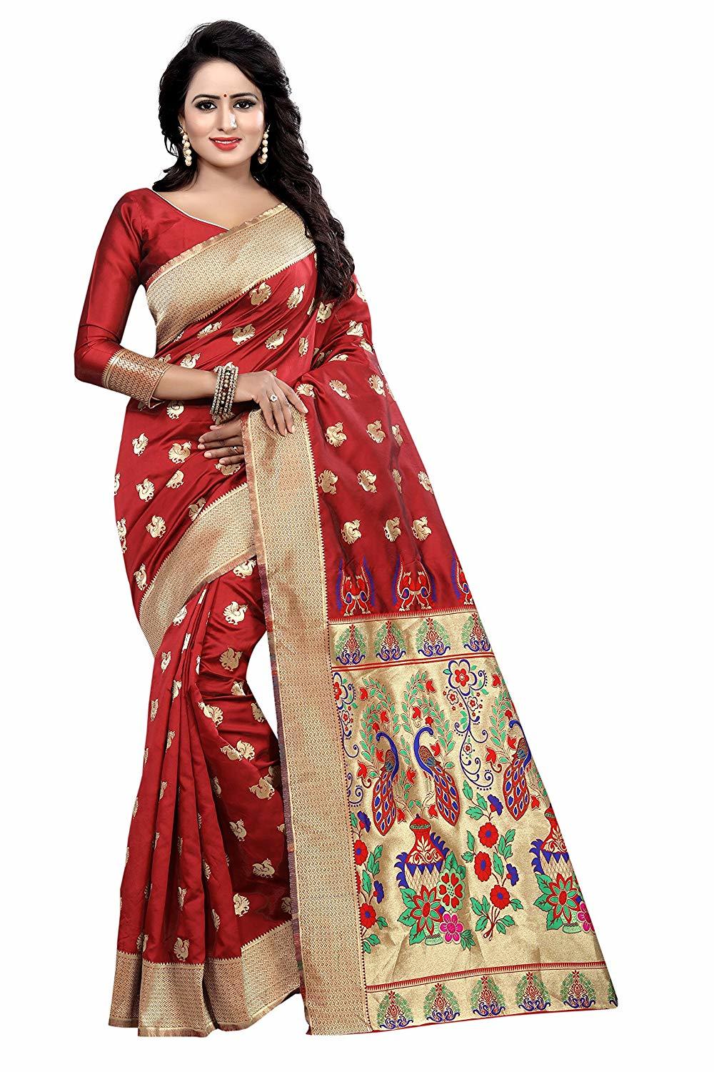 Multi Heavy Silk Saree