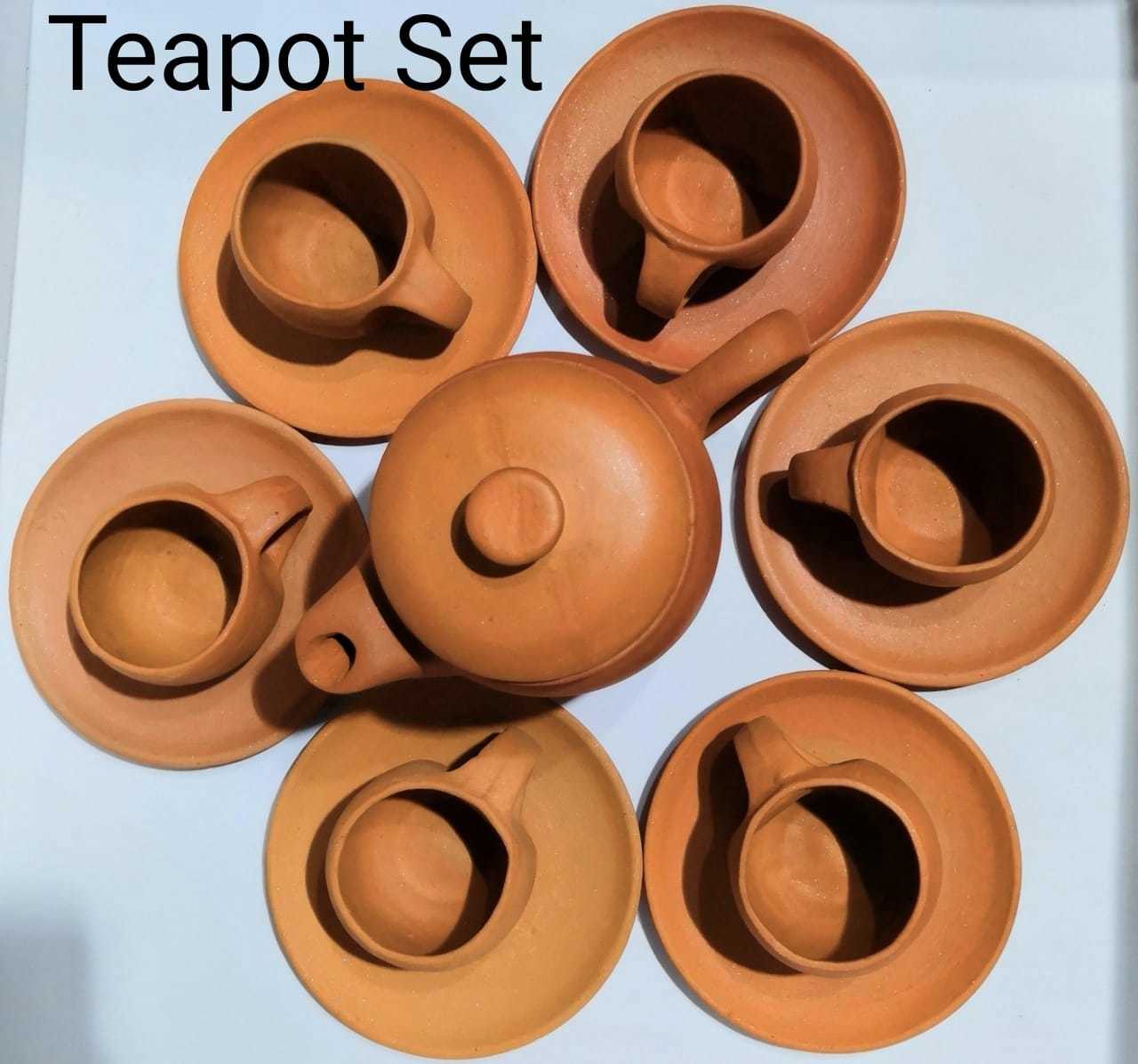 Clay Tea Pot Set