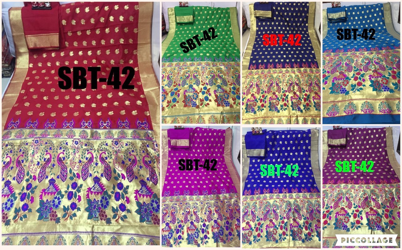 Multi Heavy Silk Saree
