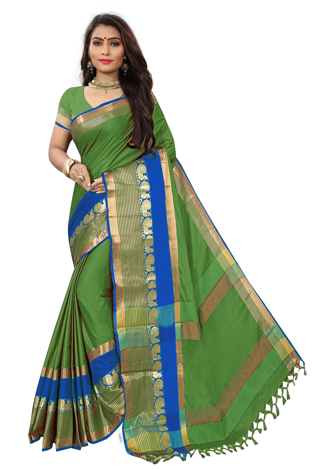 Blue Damini Patankar Saree
