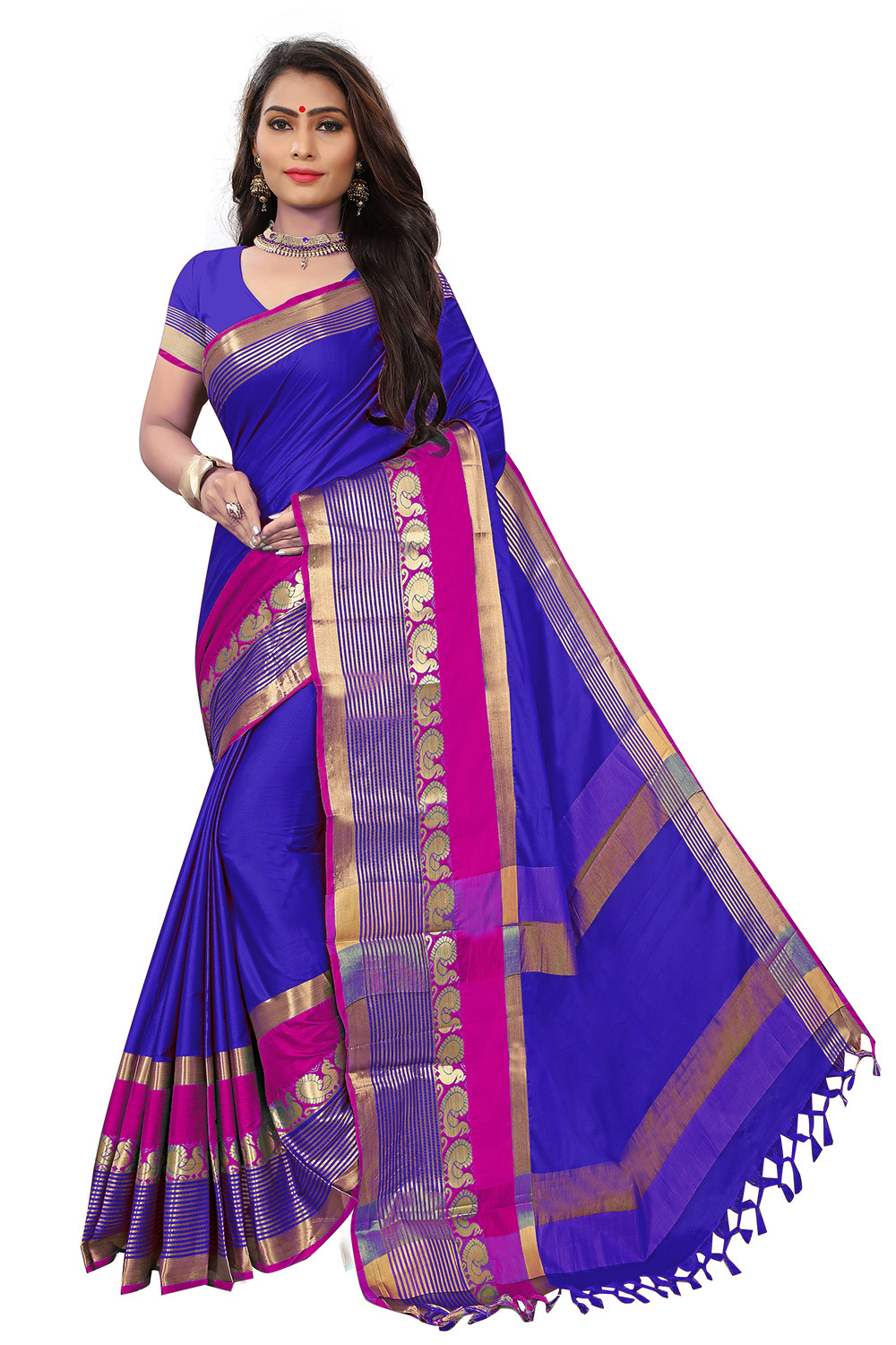 Blue Damini Patankar Saree
