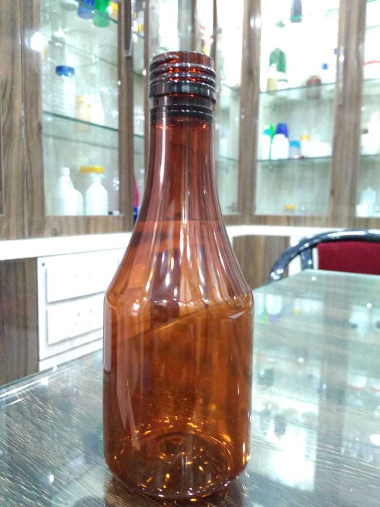 Natural And Amber Pet Pharma Bottle
