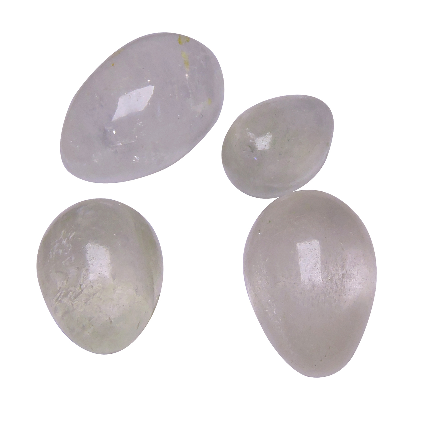 Satyamani Natural Clear Quartz Egg For Cooling Powers