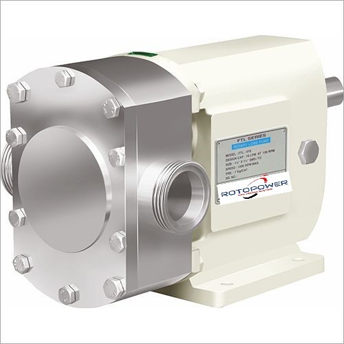 Lobe Pump - Stainless Steel, Compact Design | Self-Priming, Hygienic Design, High Durability, Base-Mounted, Positive Displacement