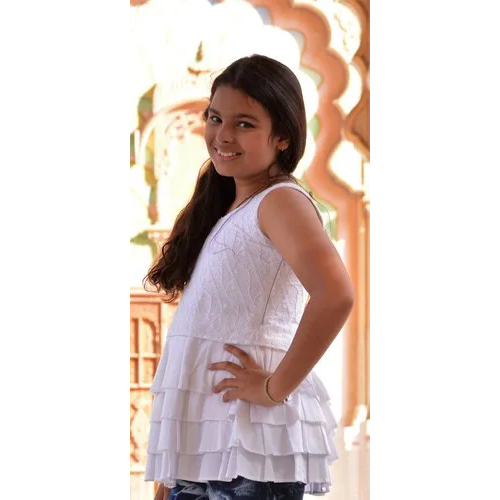 Girls Casual Tops - Fine Cotton with Chic Embroidery | Modern Style, Trendy Look, Color Fastness, Shrink Resistant, Perfect Fitting