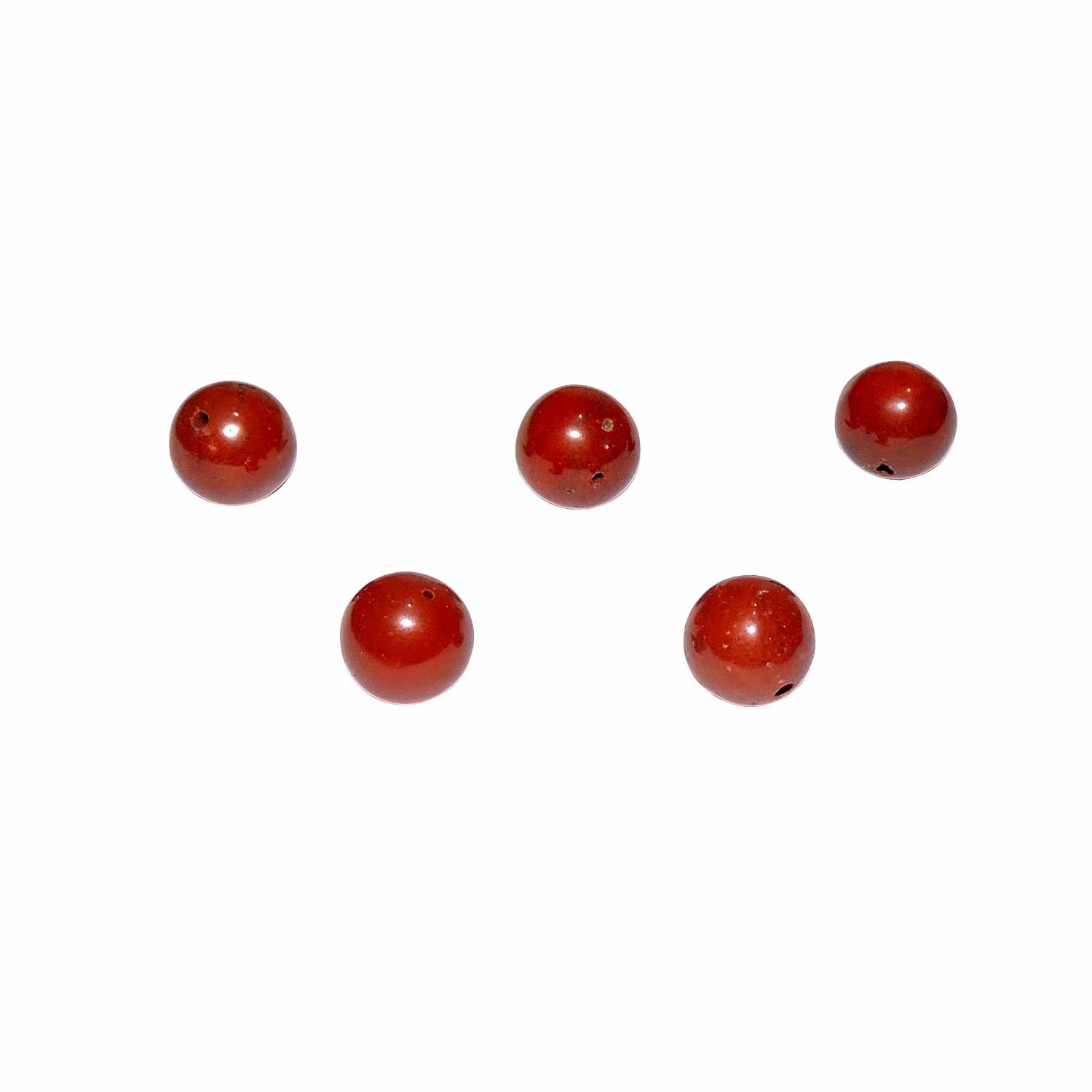 Crystal Satyamani Natural Energised Red Jasper 12 Mm Beads