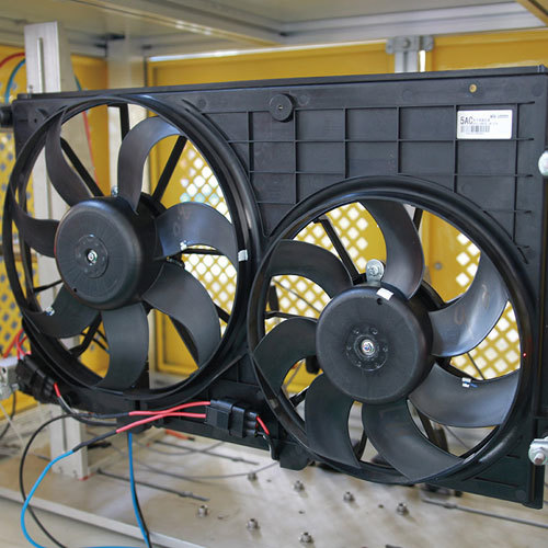Car Engine Cooling Fan, Car Radiator Fan Dual Fan Automotic Balancing Machine