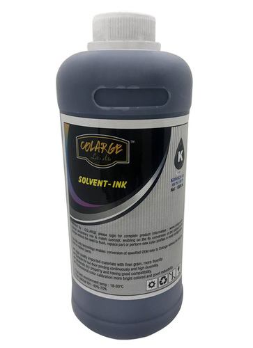 Colarge Solvent Ink - Medium Size, Black Color | Waterproof, Scratch Safe, Fade Retardant
