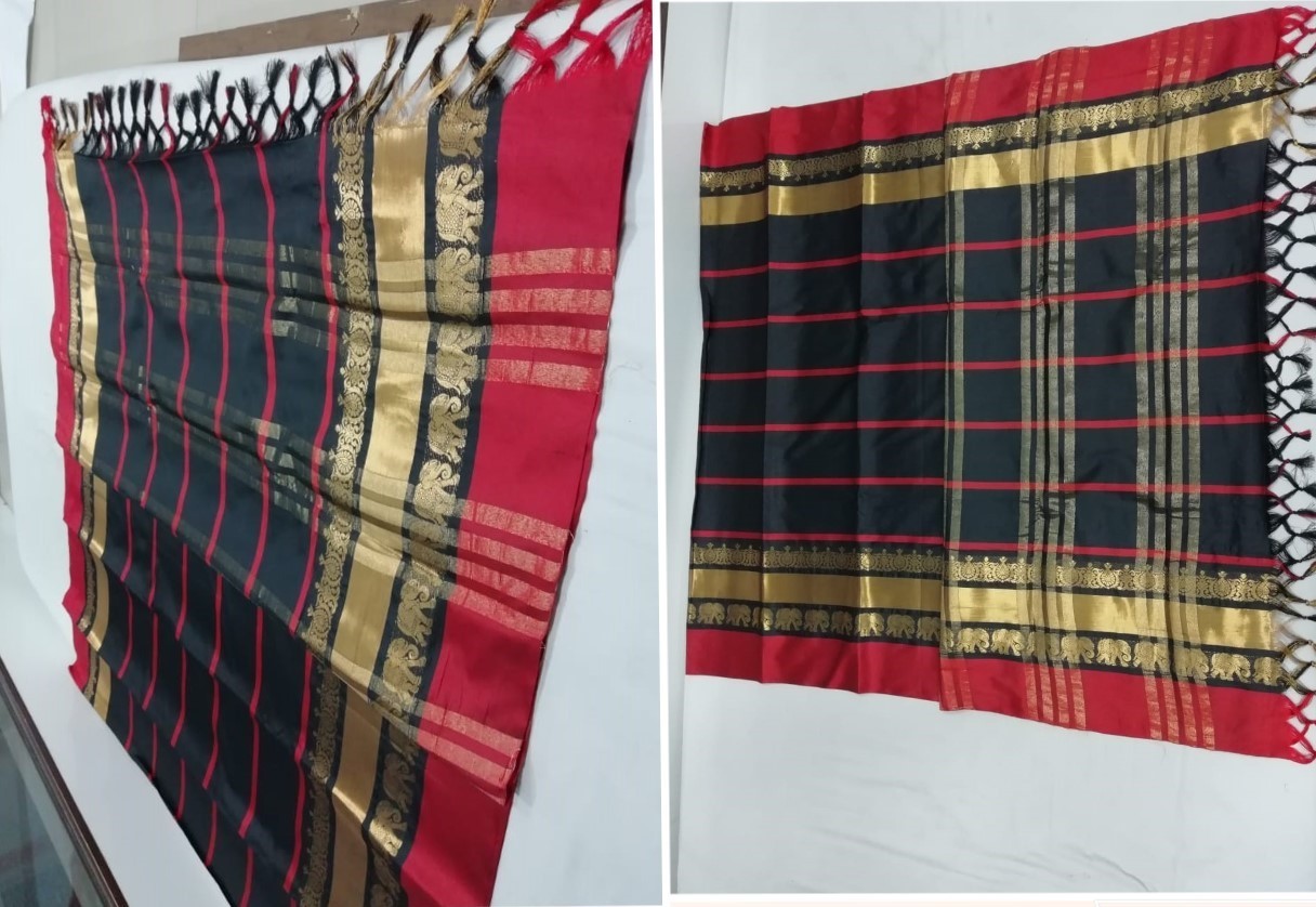 Multi Supar Nova Silk Saree