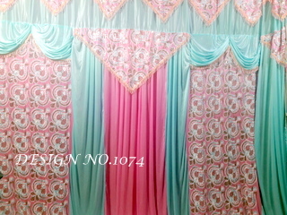 सजावट के लिए पारदा डिजाइन