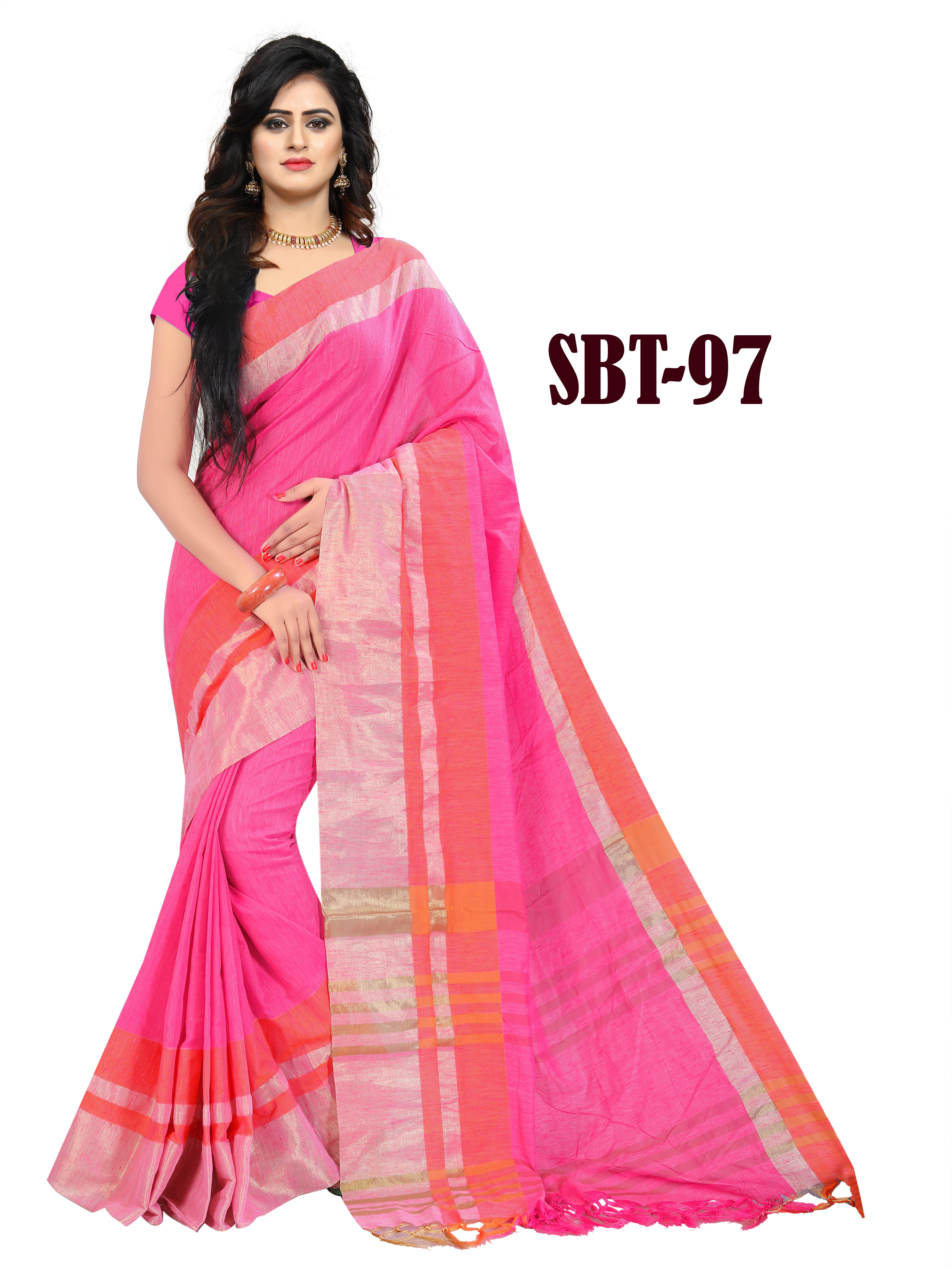 New Silk Saree - Linen 5.5 Mtr Length, 0.8 Mtr Blouse | Multi-color Elegance For Trendy Occasions, Versatile For Everyday Wear