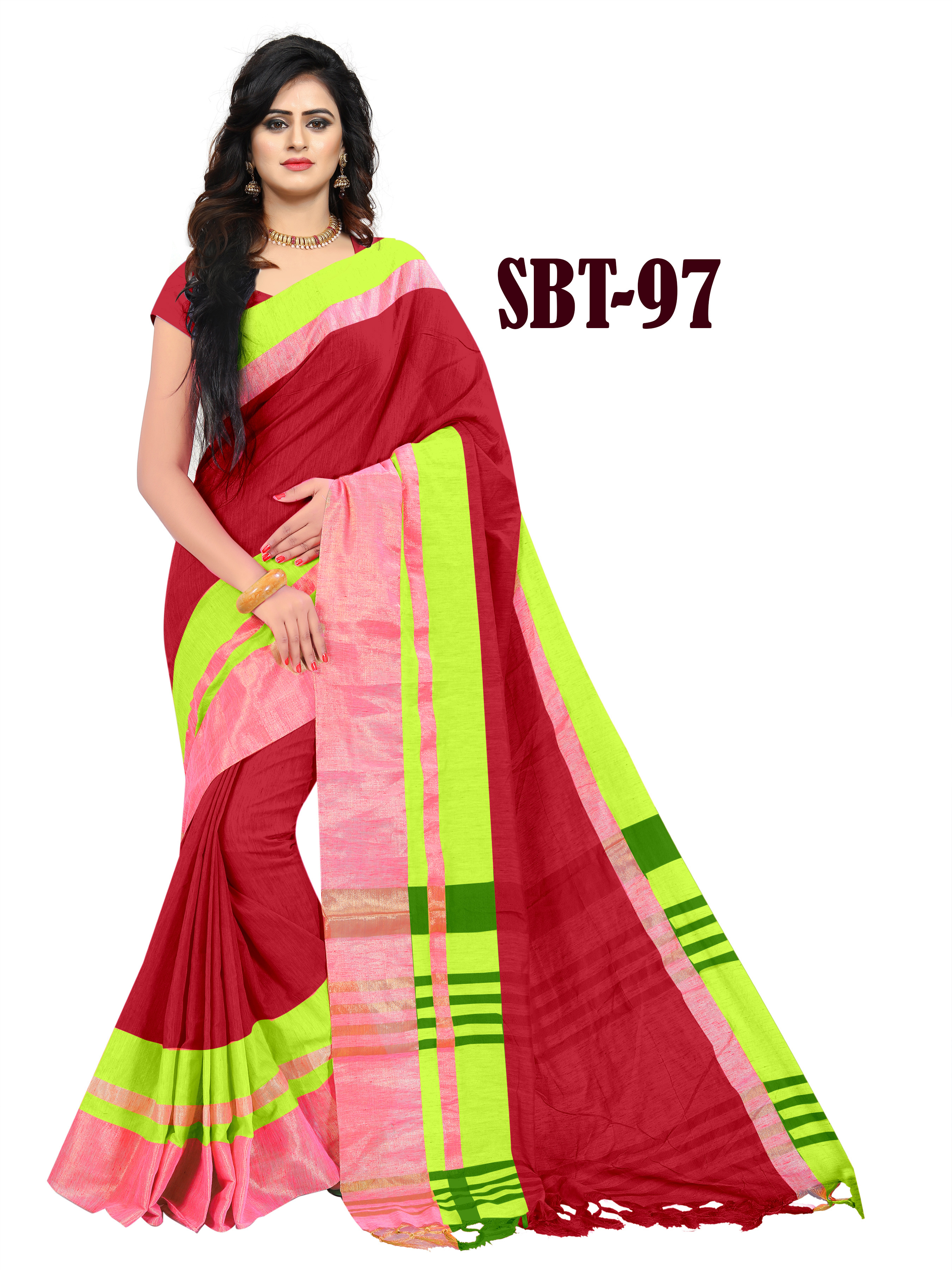 New Silk Saree - Linen 5.5 Mtr Length, 0.8 Mtr Blouse | Multi-color Elegance For Trendy Occasions, Versatile For Everyday Wear