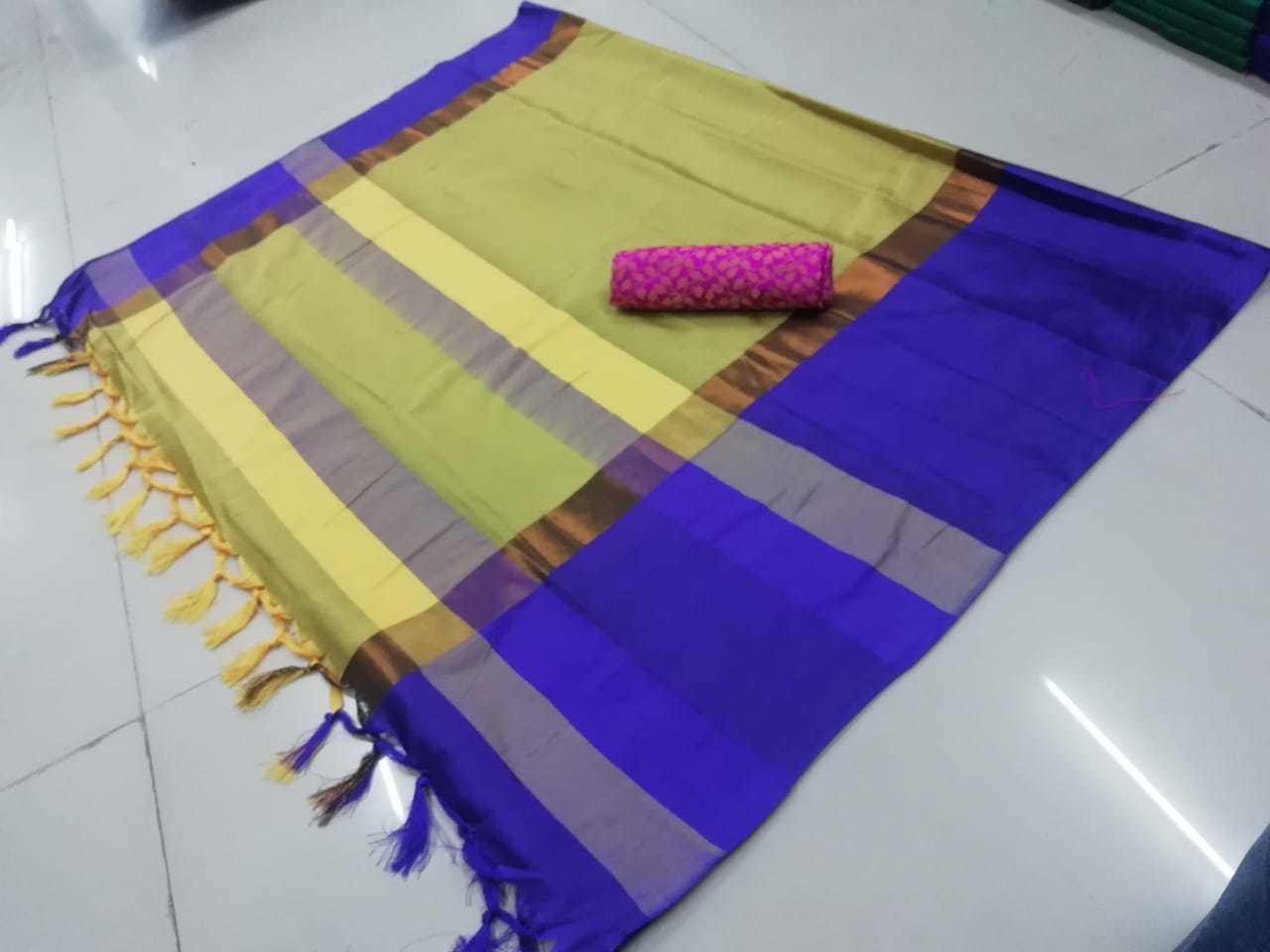 Super Jhalar Plus Silk Saree - Cotton Silk, 5.5 Mtr Length, Multi Colour, Printed Pattern | Ribbons Closure, Elegant Indian Style