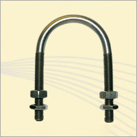 Rawlplug Bright U Bolt - High-Quality Metal, Various Dimensions Available | Rust-Proof Finish, Economical for Industrial Use