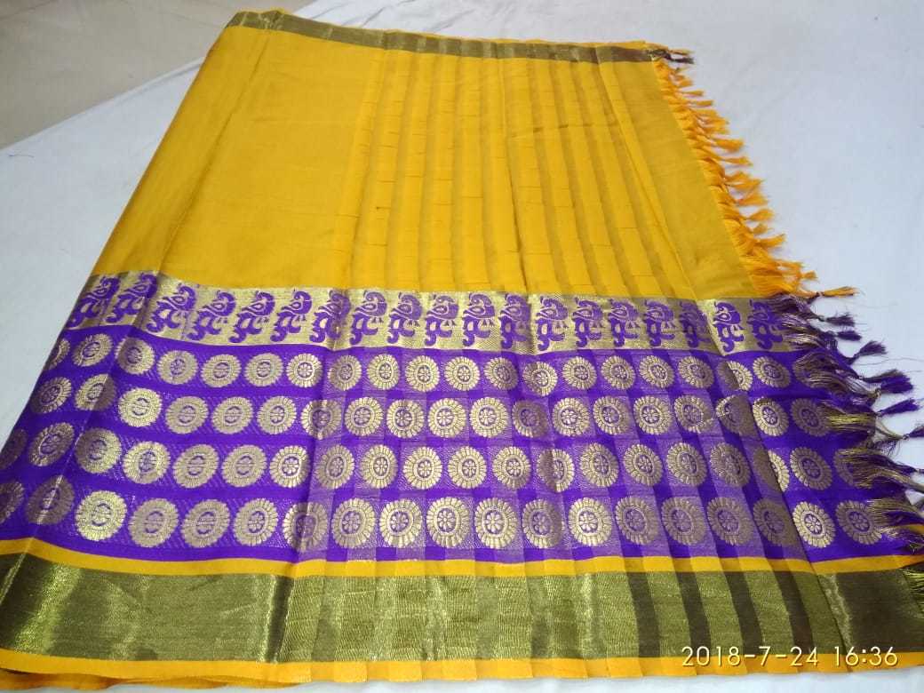 Multi New Poly Silk Saree