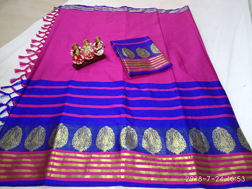 Multi Tulasi  Pure Soft Saree