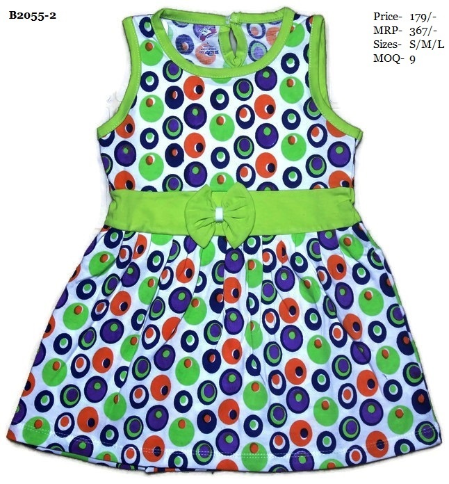 Cotton Sleeveless Frock - Size S, M, L | Trendy Style, Anti Uv, Breathable, Non-toxic, Cool Pass, No Fade, Available In Red, Blue, Green