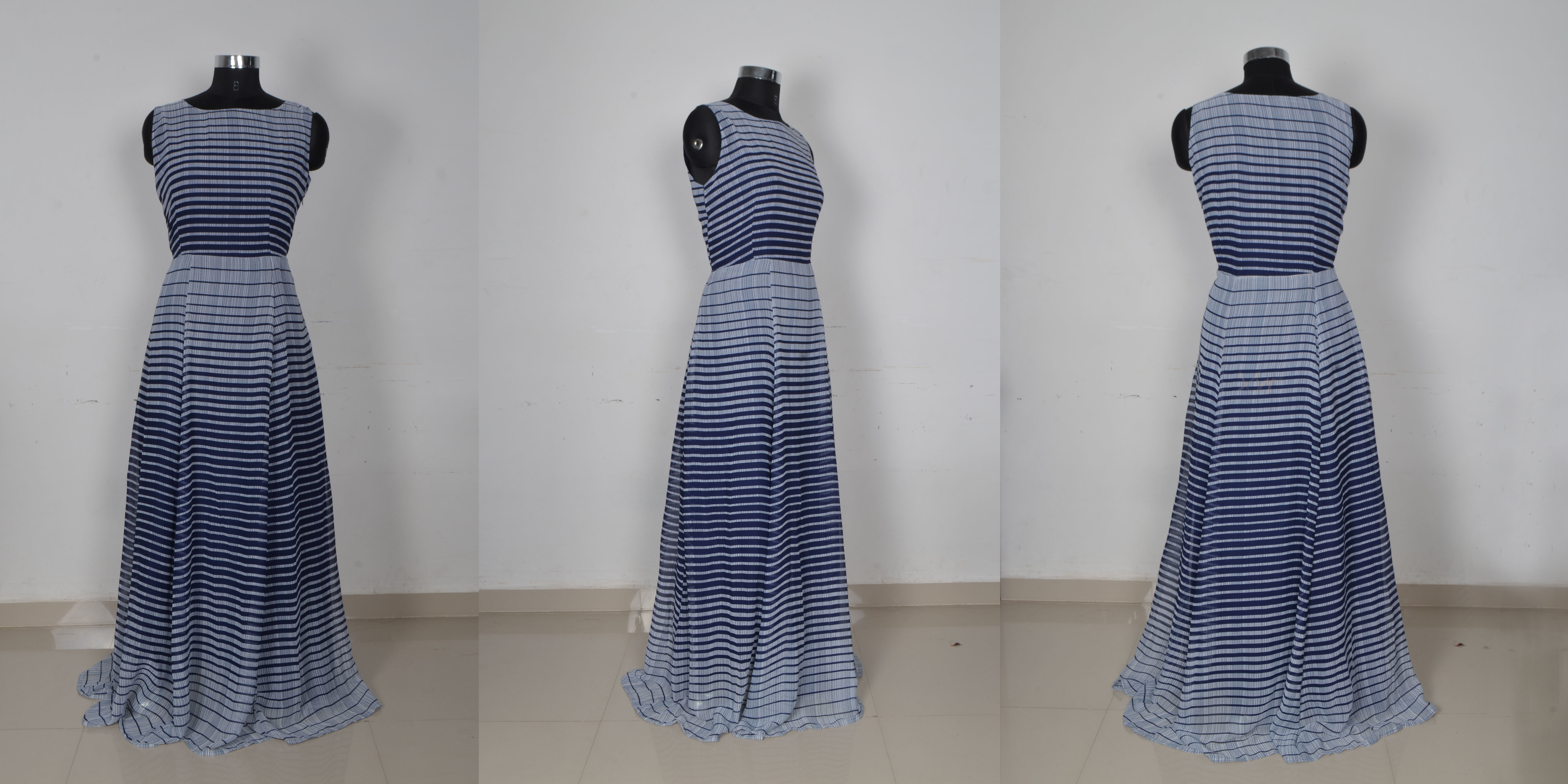 Blue Latest Gown