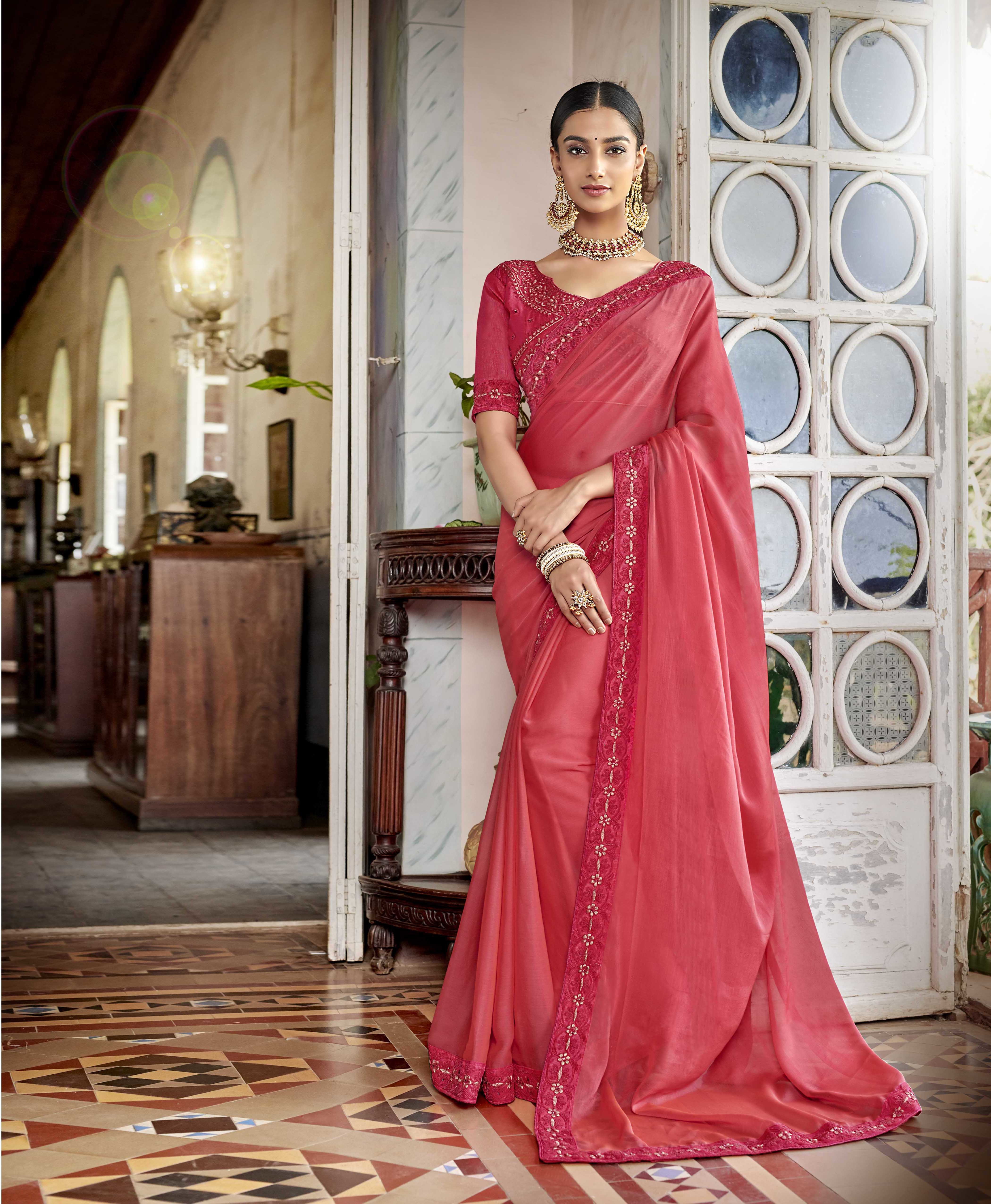 Art Silk Designer Exclusive Georgette Saree