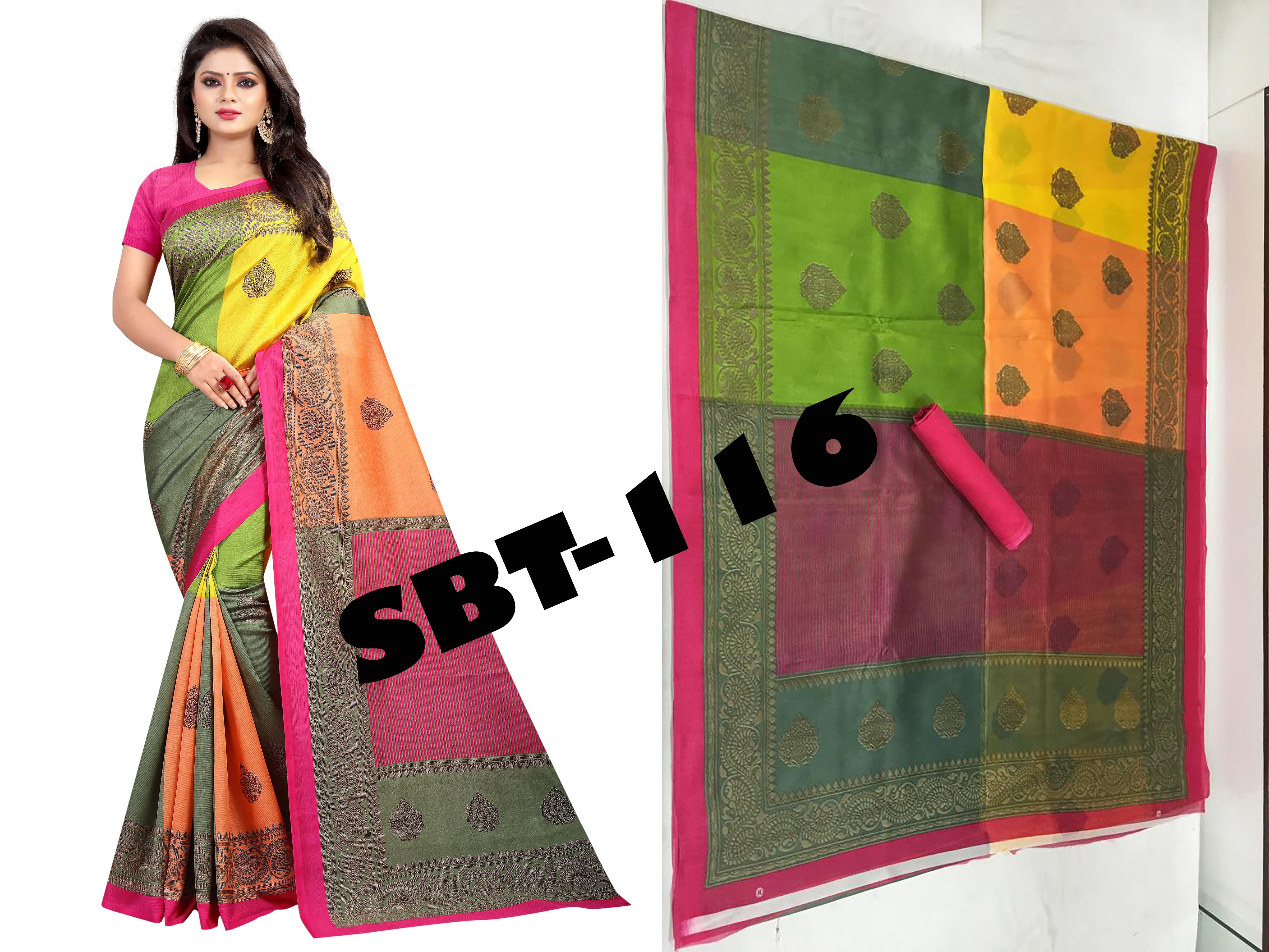 New Art Silk Saree - Art Silk Fabric, 5.5 Mtr Length, 0.8 Mtr Blouse | Comfortable, Party Wear, Work Wear