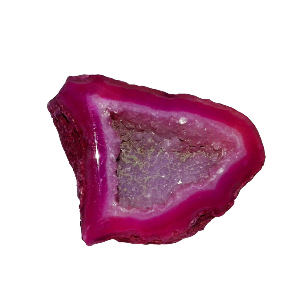 Satyamani Natural Agate Dyed Geodes(red)
