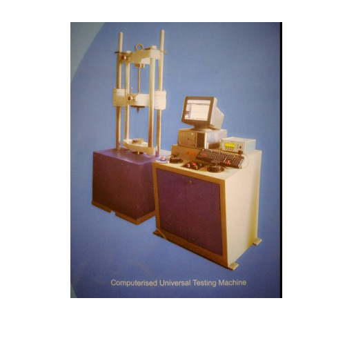 Universal Tensile Testing Machine - Steel Construction, 600 x 500 x 1200 mm Dimensions | 10 kN Load Capacity, ±0.5% Accuracy, LCD Display, Data Acquisition Software, Speed Range 0.01-500 mm/min