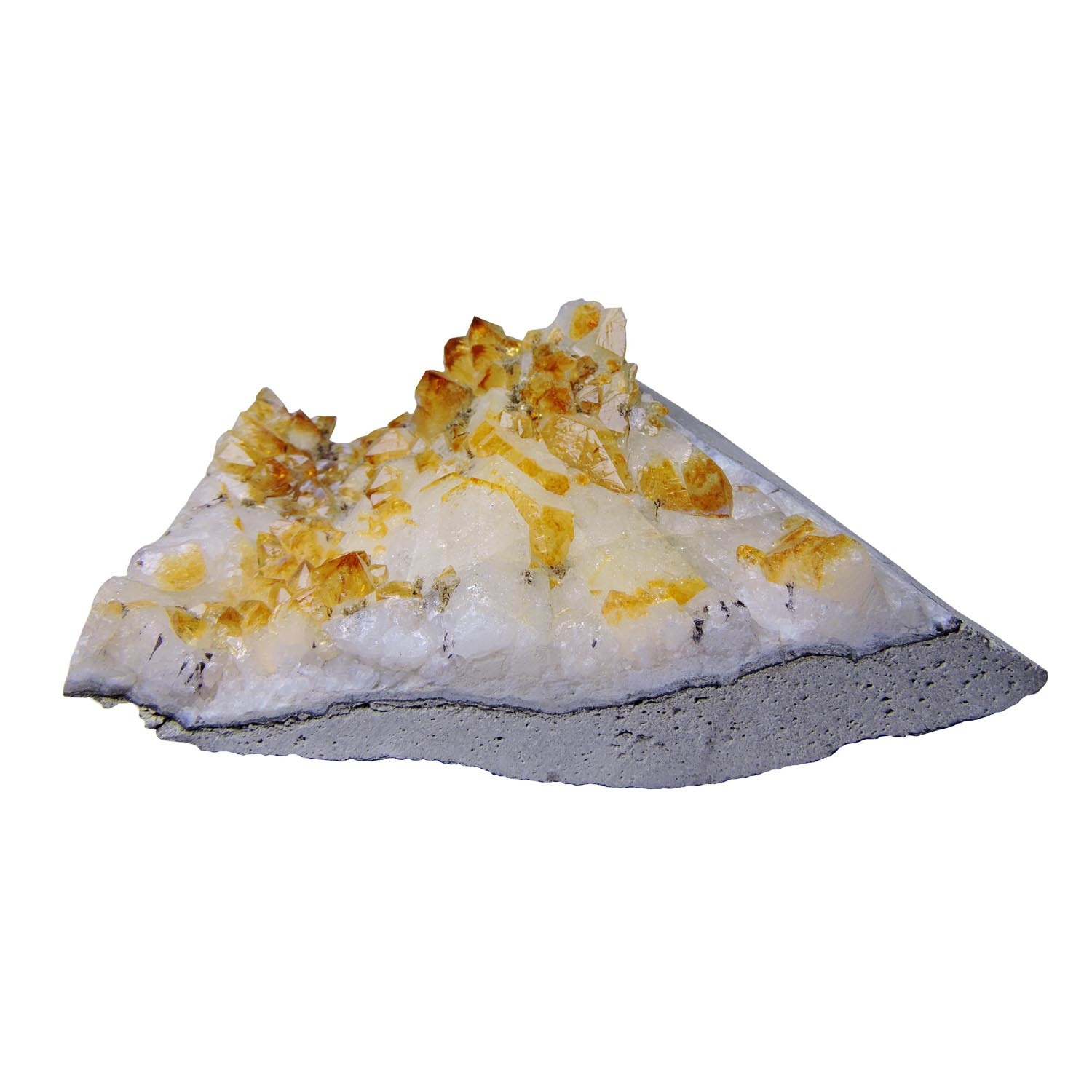 Crystal Satyamani Natural Citrine Cluster For Reiki & Wealth Prosperity