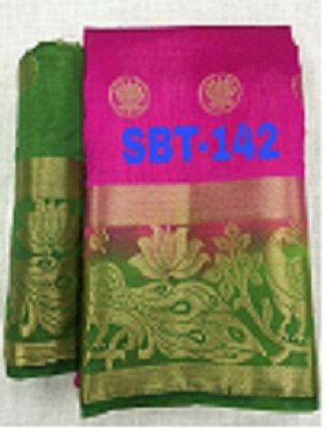 Nylon Silk Saree - 5.5 Mtr Length, 0.8 Mtr Blouse | Multi Colour, Supreme Quality Fabric