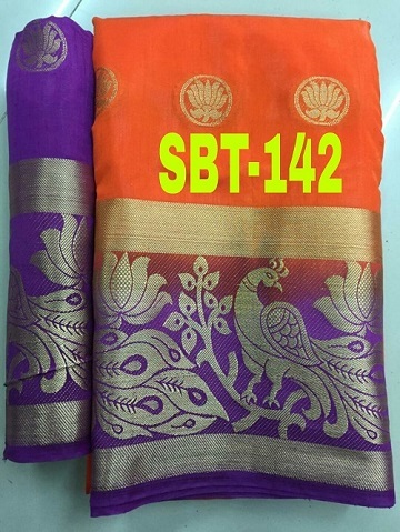 Nylon Silk Saree - 5.5 Mtr Length, 0.8 Mtr Blouse | Multi Colour, Supreme Quality Fabric