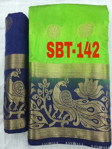 Nylon Silk Saree - 5.5 Mtr Length, 0.8 Mtr Blouse | Multi Colour, Supreme Quality Fabric