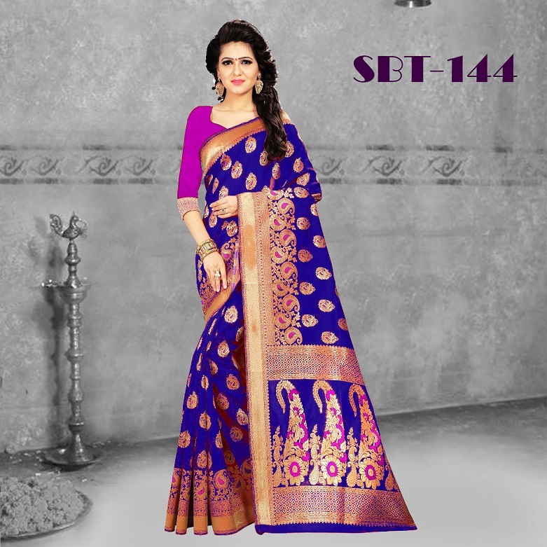Multi Colour Silk Weaving