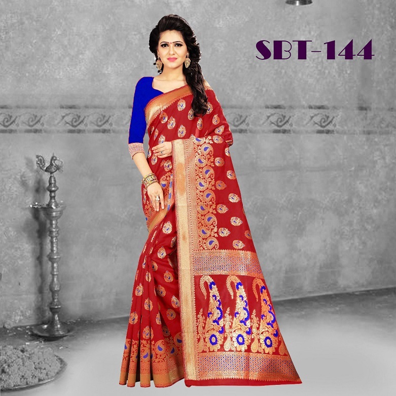 Multi Colour Silk Weaving