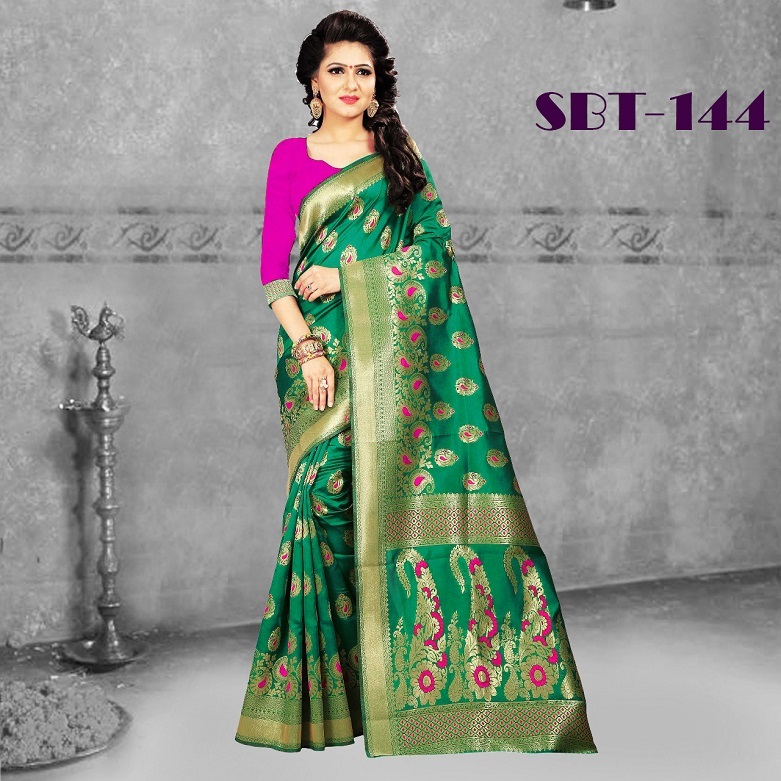 Multi Colour Silk Weaving