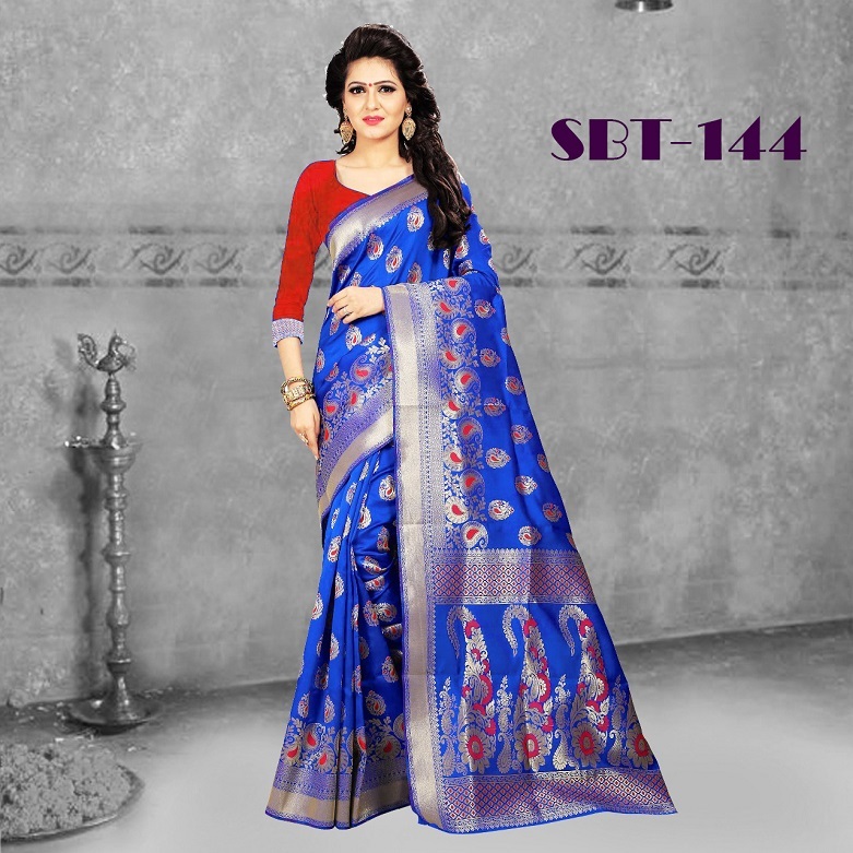 Multi Colour Silk Weaving