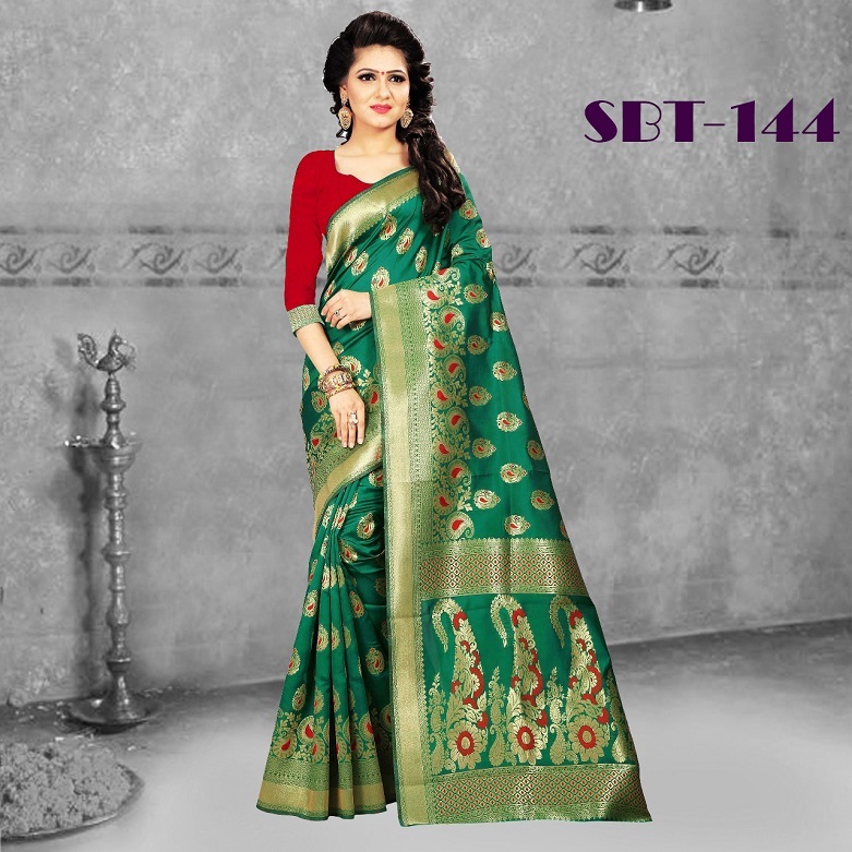 Multi Colour Silk Weaving
