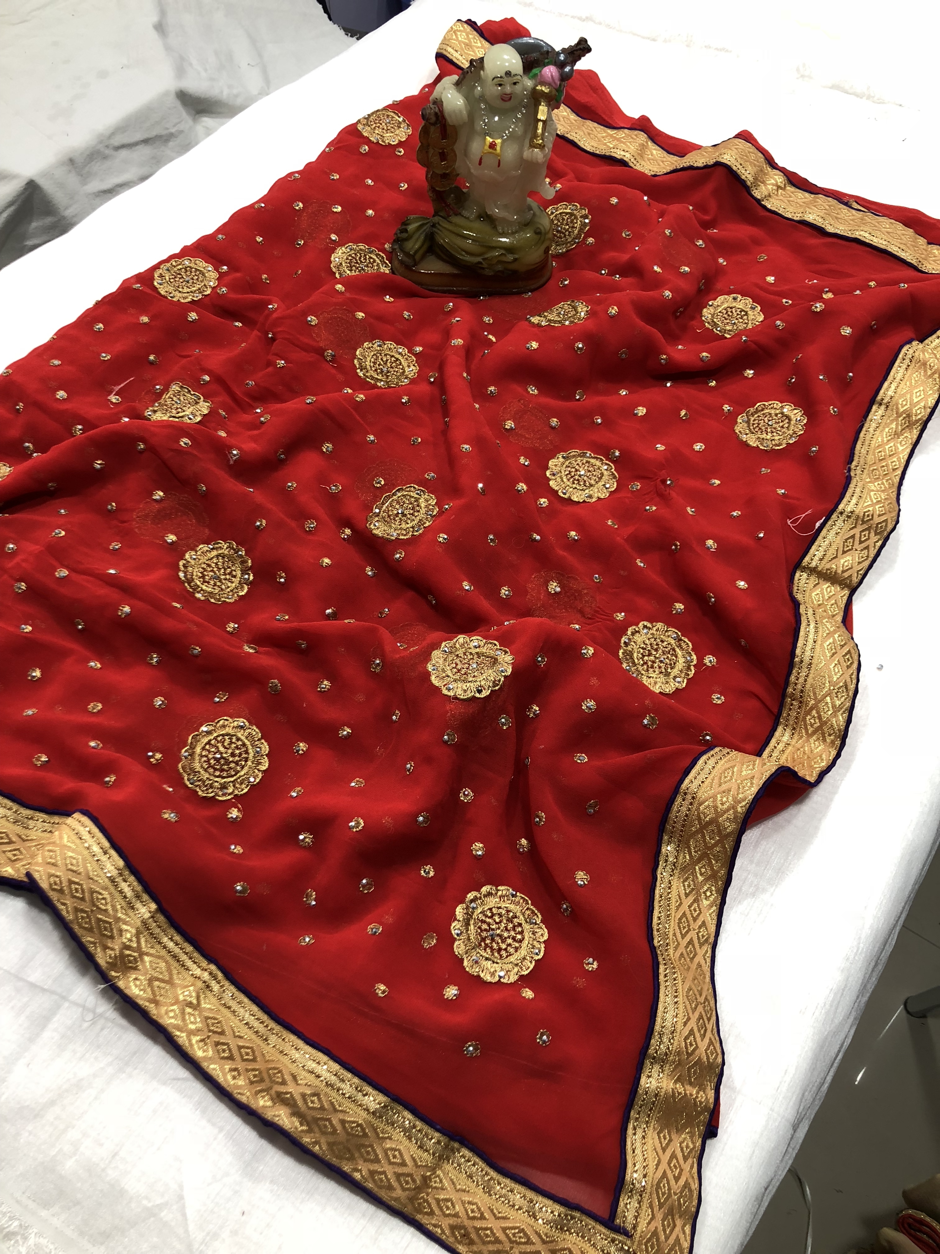 Multi Color New Work Silk Saree