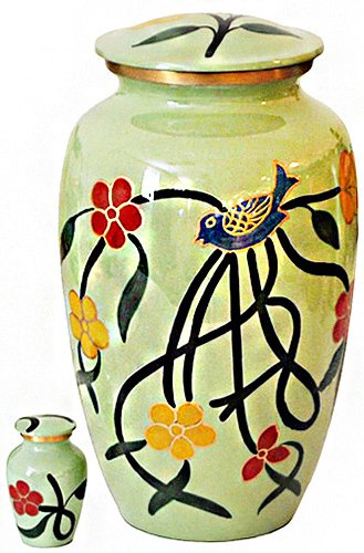 Spirit Vessel Aluminium Cremation Urn For Ashes