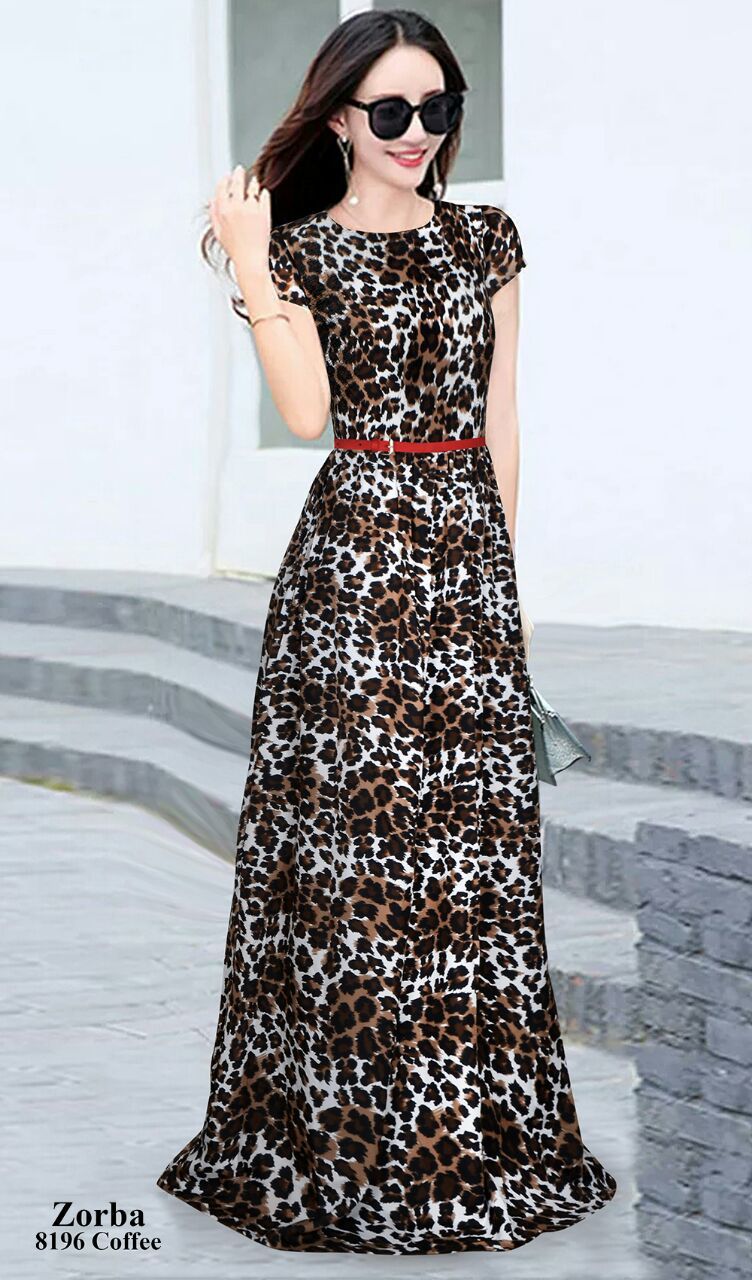 Coffee Long Gowns For Women