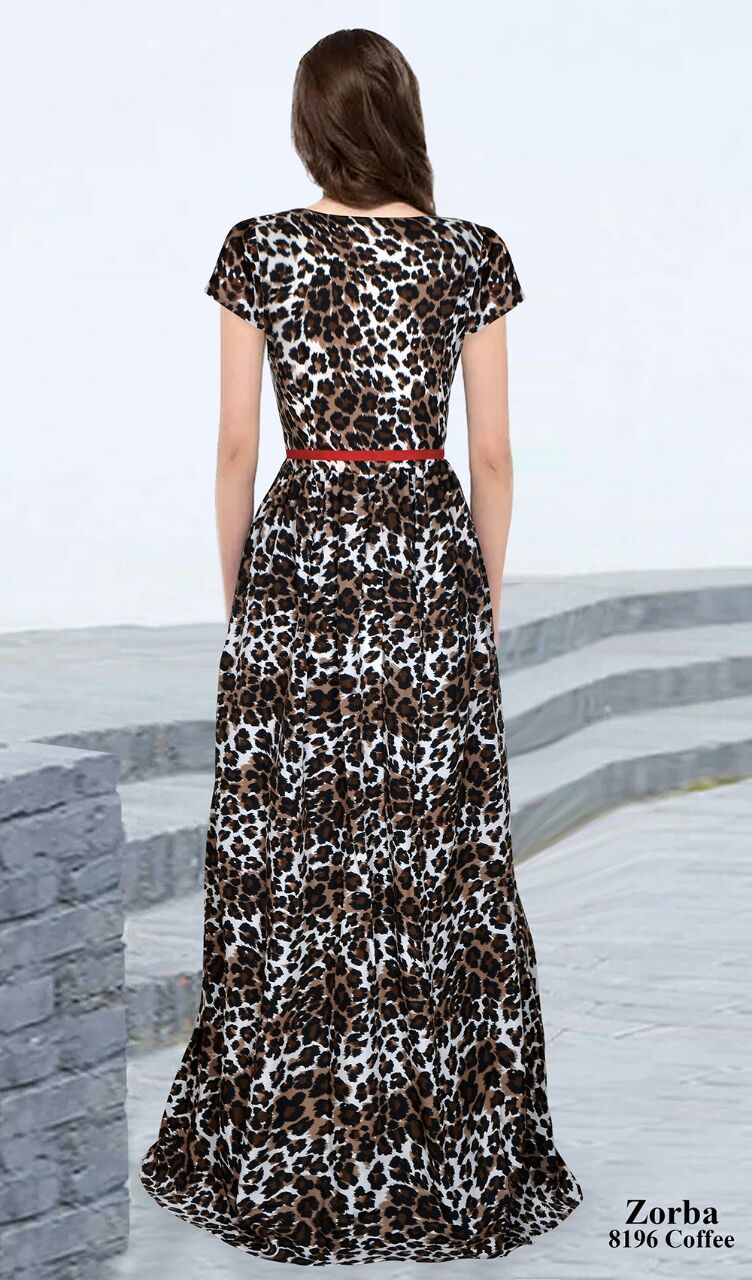 Coffee Long Gowns For Women