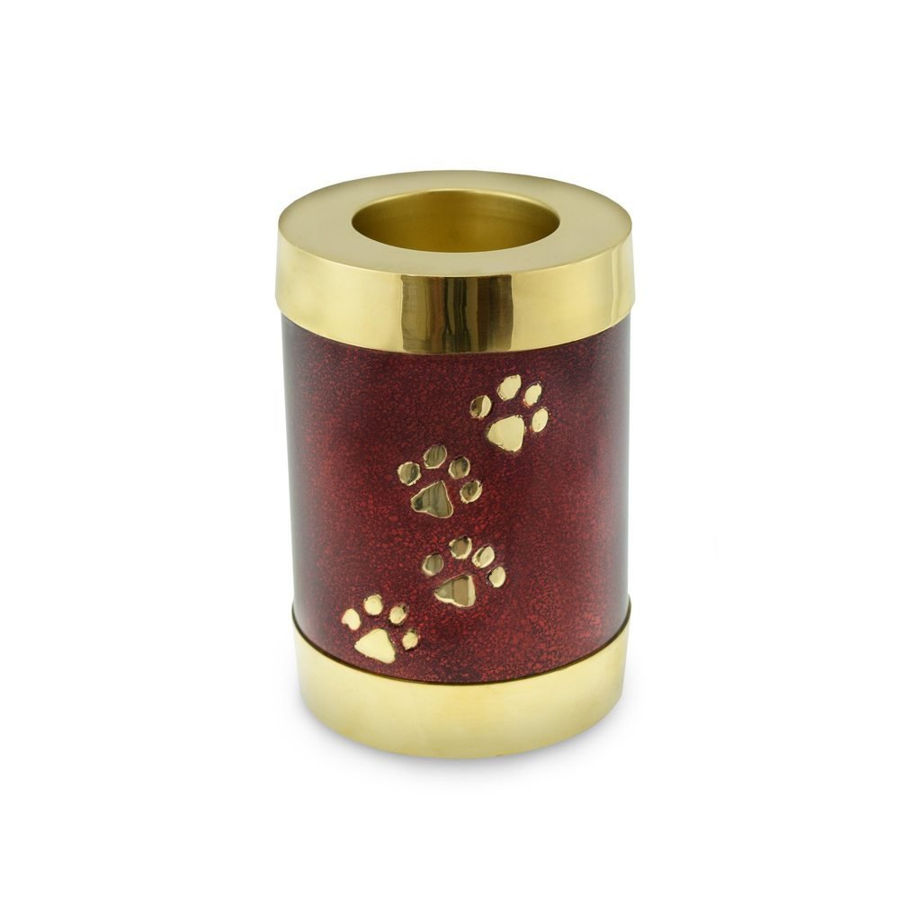 Tea Light Urns - Brass Material, Customized Size, Brown Color With Gold Finishing - American Religious Style Design