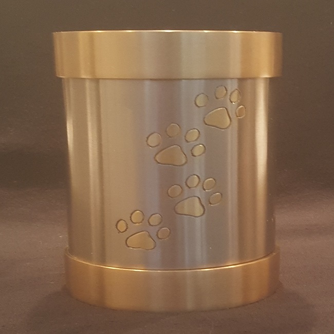 Tea Light Urns - Brass Material, Customized Size, Brown Color With Gold Finishing - American Religious Style Design