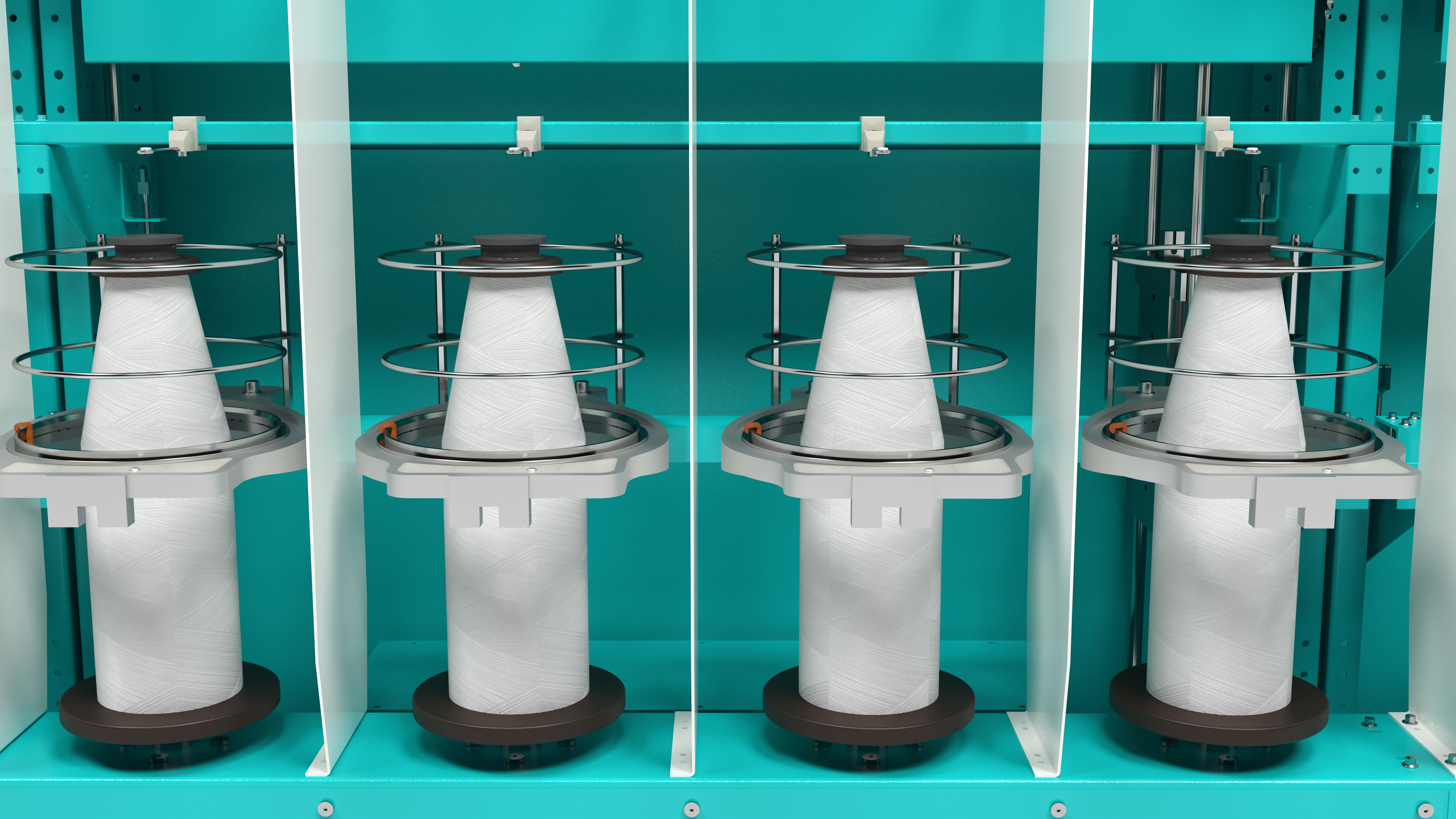 Green And Cream Heavy Duty Ring Twister For Braids / Cords / Ropes / Climbing Ropes / Twines / Fence Wire / Conveyor Belt