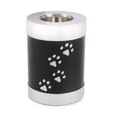 Gray & Pewter Tealight Pet Urn Keepsake Urn For Ashes