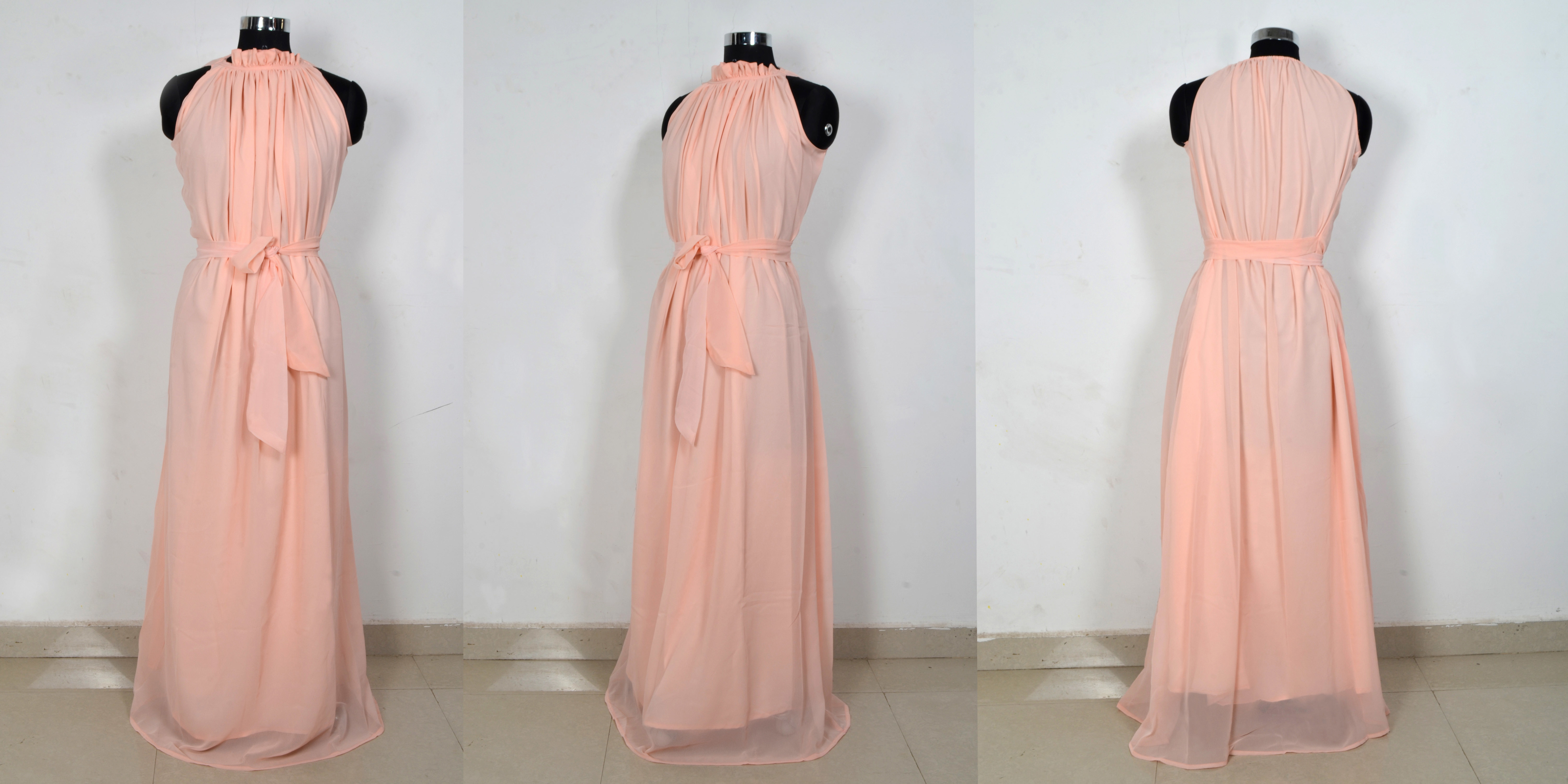 Peach Designer Dresses