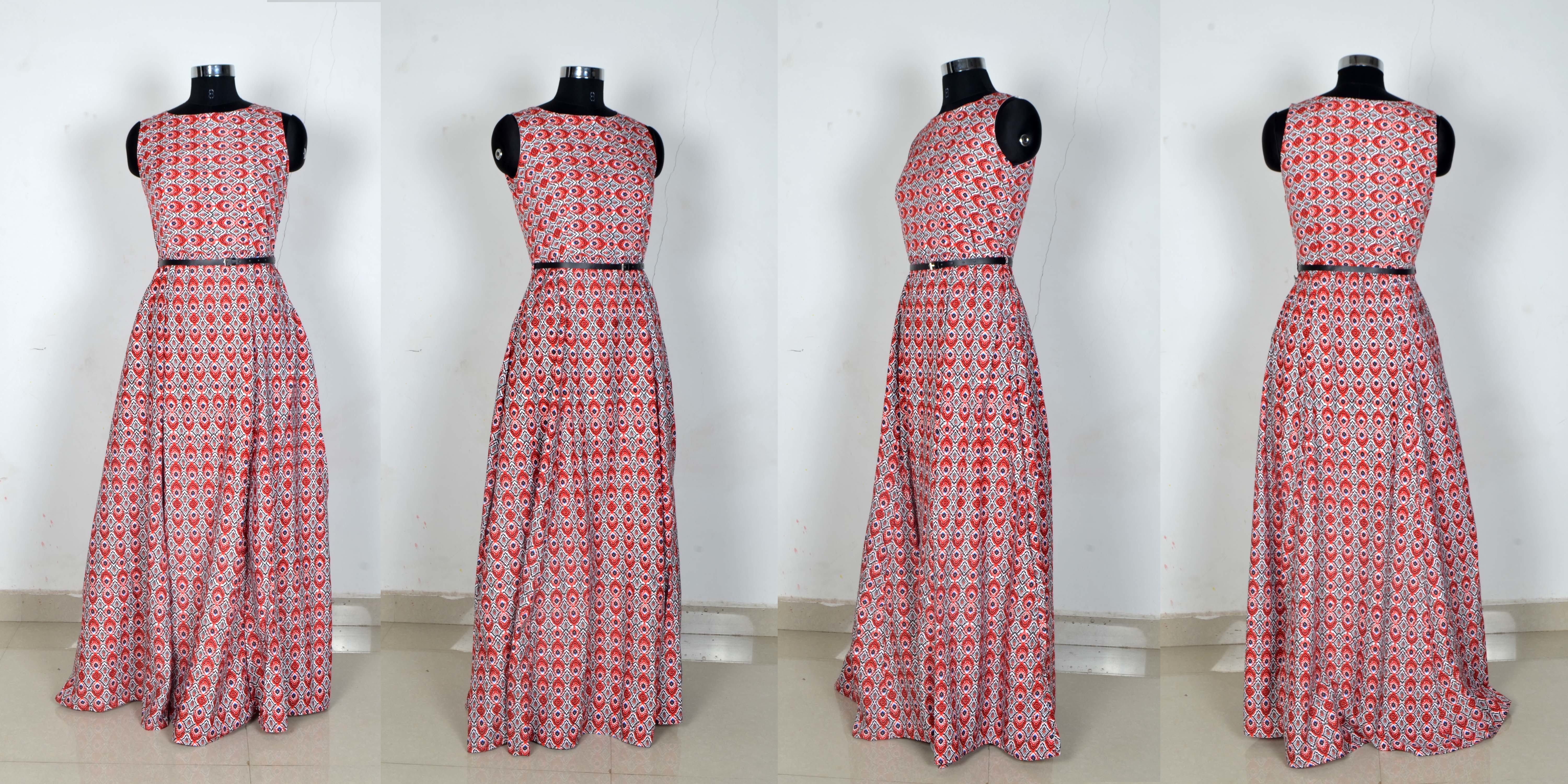 Red Style Gown